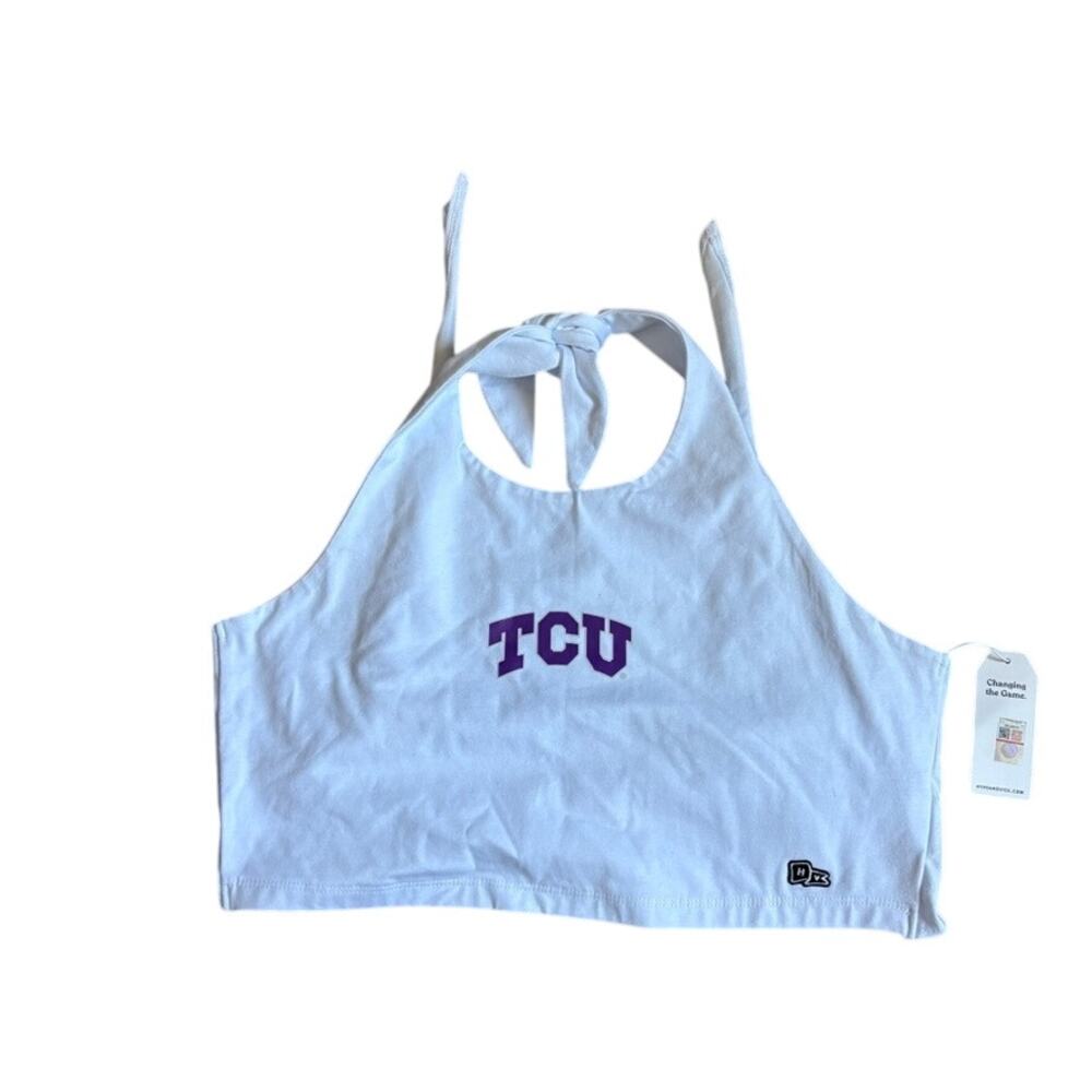 NWT TCU Halter‎ Top Horned Frogs